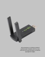 1200 Mbps Dual Band WiFi Adaptör – 5.8G & 2.4G Çift Antenli - Görsel 5