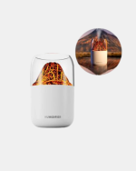 Ultrasonik Alev Efektli Aromaterapi Difüzörü USB Şarjlı ve Otomatik Kapanma Özellikli - Görsel 4