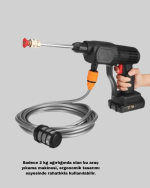 Taşınabilir Akülü Araba Yıkama Makinesi 1.7 MPa Basınçlı ve Ergonomik Tasarımlı - Görsel 4