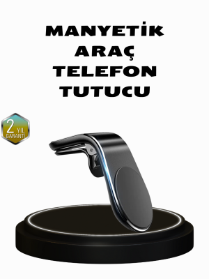 360° Dönebilen Manyetik Araç Telefon Tutucu Sarsıntısız ve Şık Tasarımlı