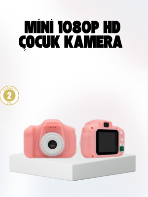 Çocuklar İçin Mini Fotoğraf Makinesi 8MP 1080P Video ve Darbeye Dayanıklı
