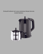 Sinbo STM 5840 Elektrikli Çay Makinesi 1800W Cam Demlik ve Sıcak Tutma Özellikli - Görsel 3