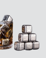 Paslanmaz Metal Buz Küpleri Seti Klipsli Sulandırmadan Soğutma Özellikli - Görsel 2