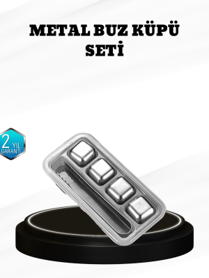 304 Paslanmaz Çelik Buz Küpü Seti Sulandırmadan Soğutan Yeniden Kullanılabilir