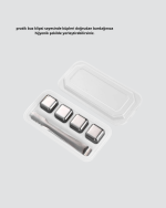 304 Paslanmaz Çelik Buz Küpü Seti Sulandırmadan Soğutan Yeniden Kullanılabilir - Görsel 3