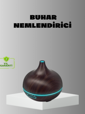 Aromaterapi Difüzörü 550 ml Ultrasonik Nemlendirici Otomatik Kapanma Özellikli