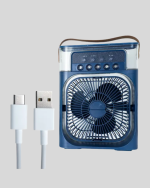 Sessiz Çalışan Turbo Fan Güçlü Hava Akışlı Masa Üstü Vantilatör - Görsel 5