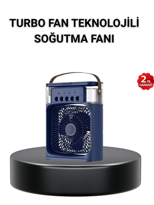 Turbo Fan Teknolojili Sessiz ve Güçlü Soğutma Masası Vantilatör