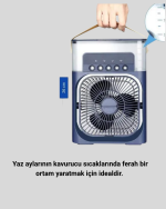 Turbo Fan Teknolojili Sessiz ve Güçlü Soğutma Masası Vantilatör - Görsel 3