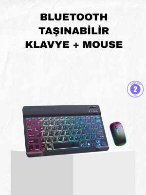 RGB Aydınlatmalı Q Klavye Türkçe Karakter Destekli