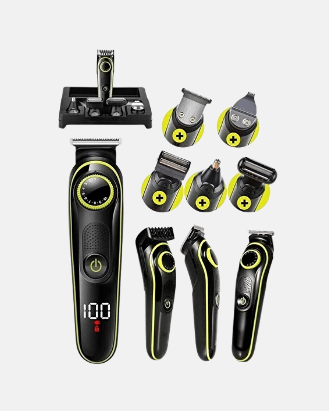 1239267_4-30.png 5’i 1 Arada Erkek Bakım Seti Şarjlı Suya Dayanıklı Çok Fonksiyonlu - Görsel 2