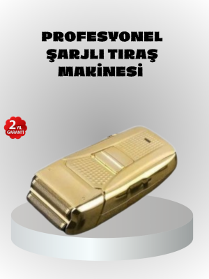 Profesyonel Erkek Tıraş Makinesi Islak Kuru Kullanım ve Şarjlı Sistem