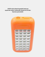 Güneş Enerjili Powerbank 10000 mAh LED Işıklı - Görsel 5