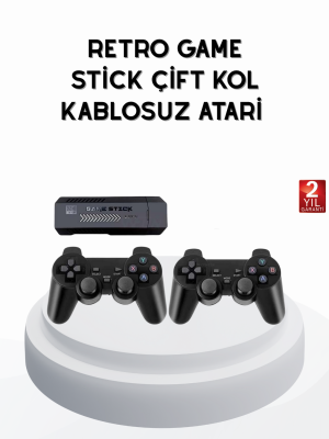 Taşınabilir Kablosuz Oyun Konsolu 2.4G TV Destekli Kompakt Gövde