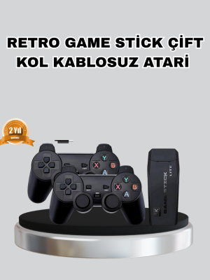 2.4G Kablosuz Mini Oyun Konsolu Taşınabilir ve Şık Tasarım