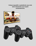 Kablosuz Taşınabilir Oyun Konsolu 2.4G TV Bağlantılı Kompakt Tasarım - Görsel 5