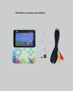 G5 Retro Oyun Konsolu 500 Klasik Oyunlu 3 İnç HD Ekran ve TV Bağlantılı - Görsel 4