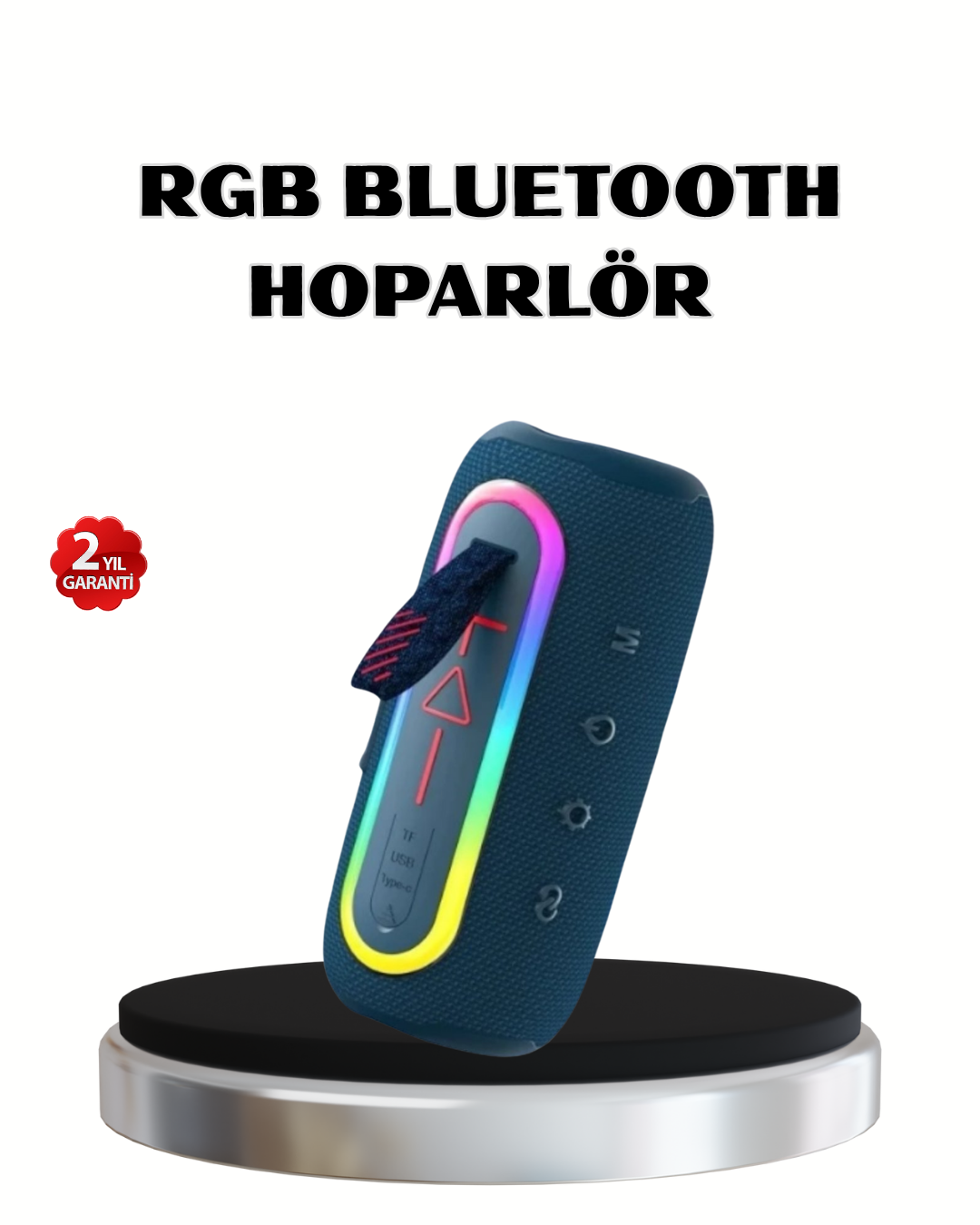 1239306_3-43.png Mini Mavi Bluetooth Hoparlör Şık Görünüm ve Taşınabilir Güçlü Ses - Görsel 1