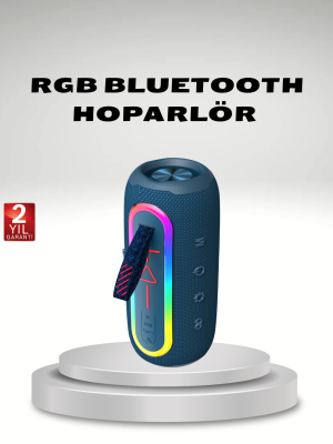 Taşınabilir Mini Bluetooth Hoparlör Güçlü Ses ve Şık Kırmızı Tasarım