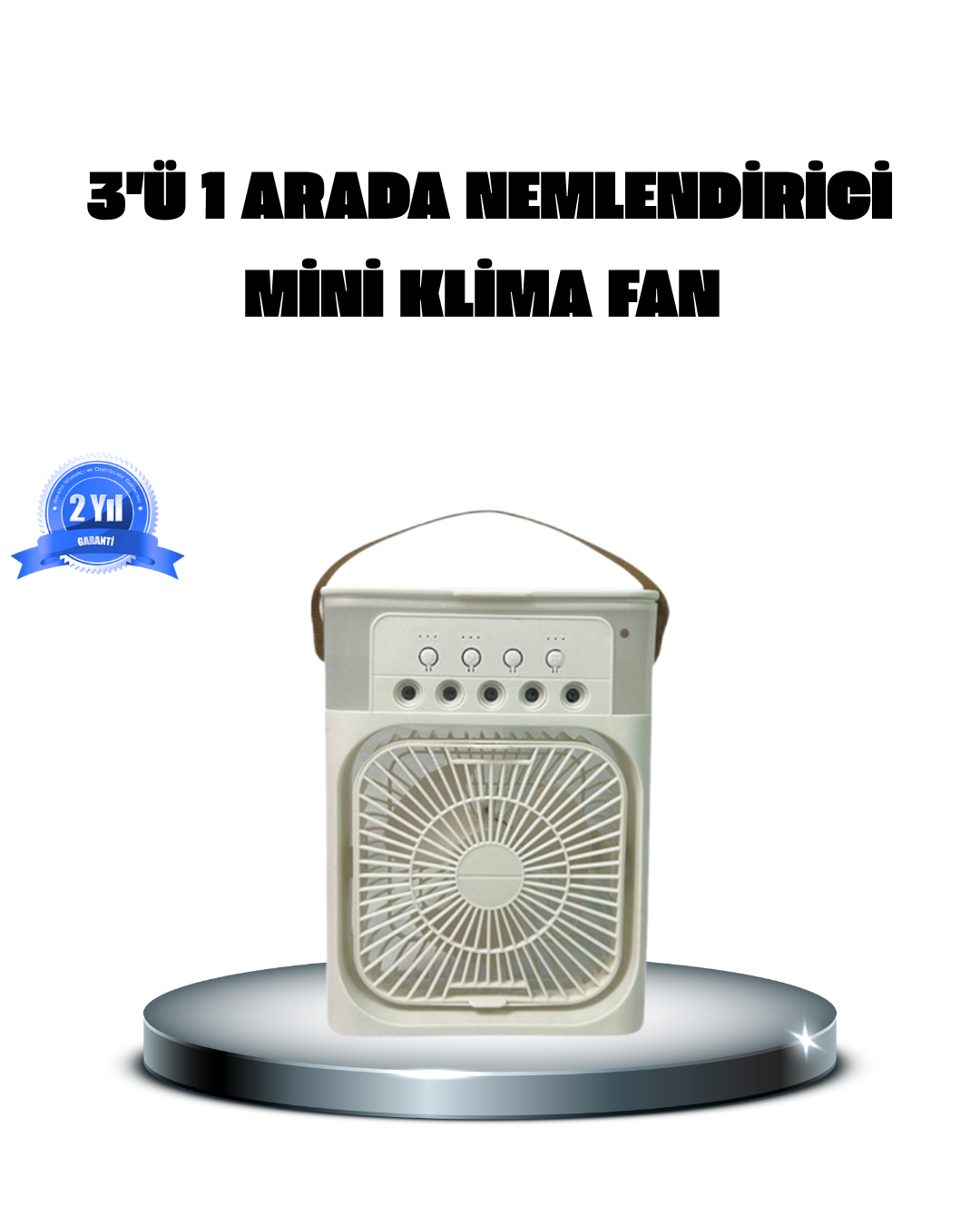 1239311_1-42.png Taşınabilir Mini Klima Fan 3’ü 1 Arada Soğutucu, Nemlendirici ve Gece Lambası - Görsel 1