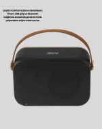 Vintage Bluetooth Radyo – TF Kart ve FM Destekli Taşınabilir Nostaljik Model - Görsel 2