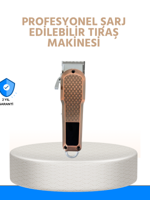 Erkek Bakım Makinesi – LCD Ekranlı 7000RPM Şarjlı Saç ve Sakal Kesme Cihazı