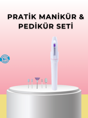 Profesyonel Elektrikli Tırnak Bakım Matkap Seti – Düşük Gürültü ve Taşınabilir Tasarım