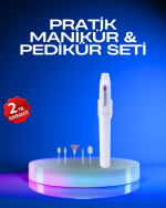 Taşınabilir Profesyonel Elektrikli Tırnak Matkap Seti – Sessiz, Güçlü ve Dayanıklı