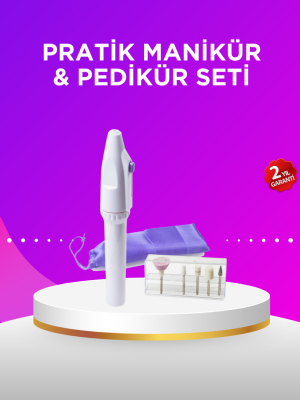 Elektrikli Manikür ve Pedikür Matkap Seti – Ayarlanabilir Hız, Ergonomik ve Sessiz