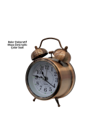 Bronz Metal Masa Saati