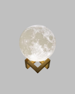 16 Renkli 3D Ay Gece Lambası RGB Modlu Şarjlı Uzaktan Kumandalı - Görsel 5