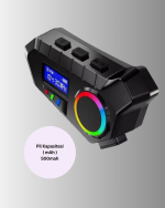 Bluetooth 5.4  İnterkom IP65 Toz ve Su Geçirmez LED Göstergeli - Görsel 2