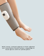 Kablosuz Titreşimli Baldır Masaj Aleti – Isıtmalı, 3 Basınç Ayarlı, Şarjlı ve Taşınabilir - Görsel 5