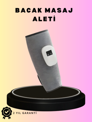 3 Kademeli Hava Basınçlı Isıtmalı Baldır Masaj Aleti – Titreşimli ve Kablosuz Kullanım