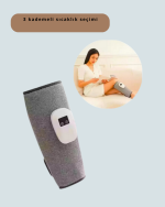 Kablosuz Isıtmalı Baldır Masaj Aleti – 3 Hava Basınçlı, Titreşimli ve Sıcak Kompres Fonksiyonlu - Görsel 4