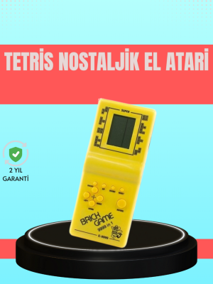 Retro Tetris El Aterisi – Pil ile Çalışan Taşınabilir Mini Oyun Konsolu