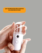 Mini Şarjlı Buhar Nemlendirici – Taşınabilir, Enerji Tasarruflu, Kablosuz Kullanım - Görsel 4