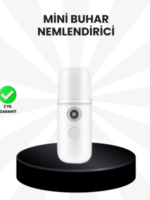 Kablosuz Şarjlı Mini Buhar Nemlendirici – Cilt ve Ortam İçin Taşınabilir Akıllı Cihaz