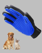 Kedi ve Köpekler İçin Tüy Toplama Eldiveni – Yumuşak Silikonlu Masaj Eldiveni - Görsel 2