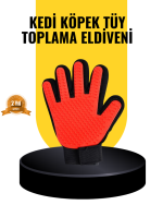 Kedi ve Köpekler İçin Tüy Toplama Eldiveni – Yumuşak Silikonlu Masaj Eldiveni