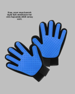 Kedi ve Köpekler İçin Tüy Toplama Eldiveni – Yumuşak Silikonlu Masaj Eldiveni - Görsel 5