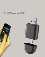 Kablosuz CarPlay Adaptörü – USB-A & Type-C Uyumlu Hızlı Bağlantı Cihazı - Görsel 4