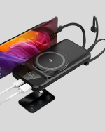 15W Kablosuz Şarj Özellikli 10000 mAh Powerbank –  Type-C Hızlı Şarj - Görsel 5