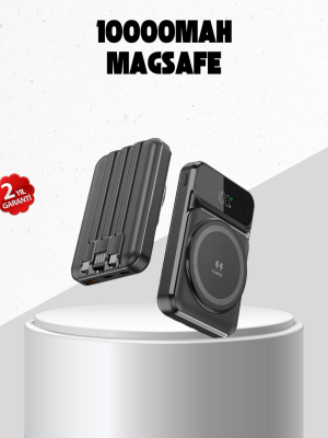 15W Kablosuz Şarj Özellikli 10000 mAh Powerbank –  Type-C Hızlı Şarj