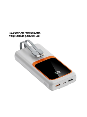 10000 mAh Taşınabilir Şarj Cihazı – Hızlı Şarj, Hafif ve Dayanıklı Tasarım