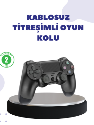 Kablosuz Titreşimli Oyun Kolu – Yüksek Hassasiyetli Analog Kontrol ve Ergonomik Tutma