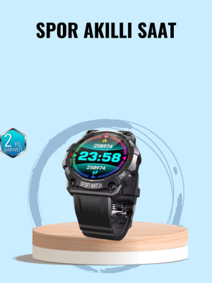 Spor Akıllı Saat – Nabız Ölçer, Adım Sayar ve Hareketsizlik Hatırlatıcılı
