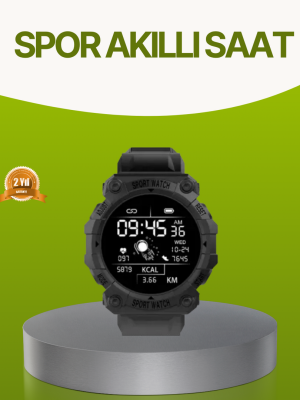Akıllı Spor Saat – Nabız Ölçer, Adım Sayar ve Kalori Takipli