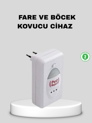 Ultrasonik Haşere Kovucu Cihaz – Sessiz, Kimyasalsız ve Etkili Koruma
