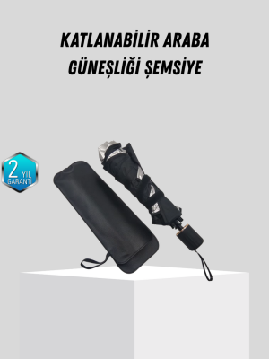 Ön Cam Güneşliği – Kalın Kumaş ve Cam Elyaf İskelet ile Maksimum UV Koruma